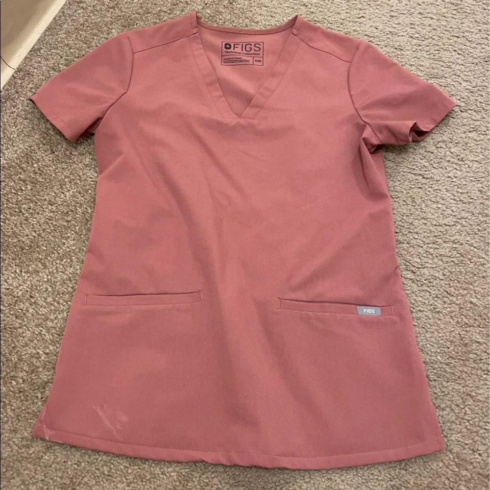 Rare original mauve figs scrub set